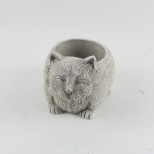 Grosir pot bunga semen singa bulat, penanam untuk bunga untuk penggunaan dalam/luar ruangan - Product Image 6