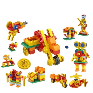 Bloques de construcción educativos Wange, diferentes niveles de dificultad, ladrillos DIY para niños, juguetes creativos hechos a mano, conexión de engranaje Variable - Product Image 1