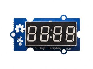 Grove 4 haneli 7 Segment kırmızı alfanümerik LED ekran TM1637 denetleyici 4 haneli ekran Grove V1.0 modülü ararmikro Bit için