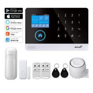 Sistema OEM Wifi GSM a través de la aplicación de teléfono inteligente en Android e IOS Panel de alarma de intrusión Sistema de alarma de seguridad para el hogar inteligente - Product Image 1