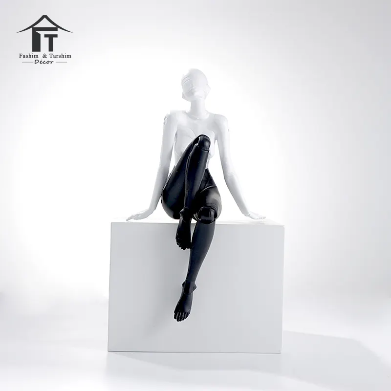 Productos de nueva tecnología 2023 escultura de decoración del hogar Robot escultura de Arte Robótico encantador