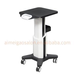 Güzellik arabası Salon tekerlekli taşıyıcı, tepsi ile hareketli estetisyen makine sepeti, Spa ve Salon için demir portatif araba - Product Image 5