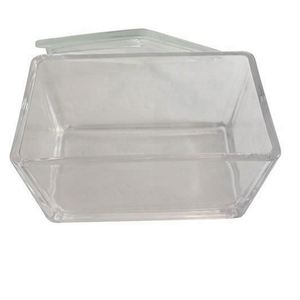 MSLSDT01 <strong>Laboratory</strong> <strong>Use</strong> Glass <strong>Microscope</strong> <strong>Slide</strong> Staining Dish Tray Lid Cover - Product Image 1