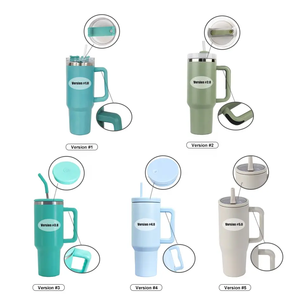 Custom 40 <strong>oz</strong> Tumblers with Handles and Straws Ion Plated Car Insulated Water <strong>Cups</strong> with Custom Free <strong>1</strong>:<strong>1</strong> Quality Samples - Product Image 5