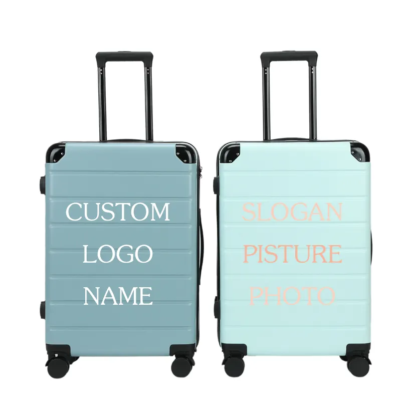 Trường hợp Vali du lịch hành lý đặt cho ngoài trời cabin hành lý xe đẩy trường hợp Vali trên bánh xe với in logo tùy chỉnh