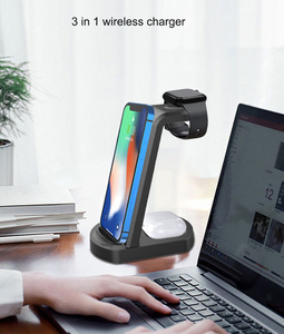Birden fazla Apple cihazı için 3 in 1 hızlı kablosuz şarj istasyonu şarj doku standı - Product Image 4