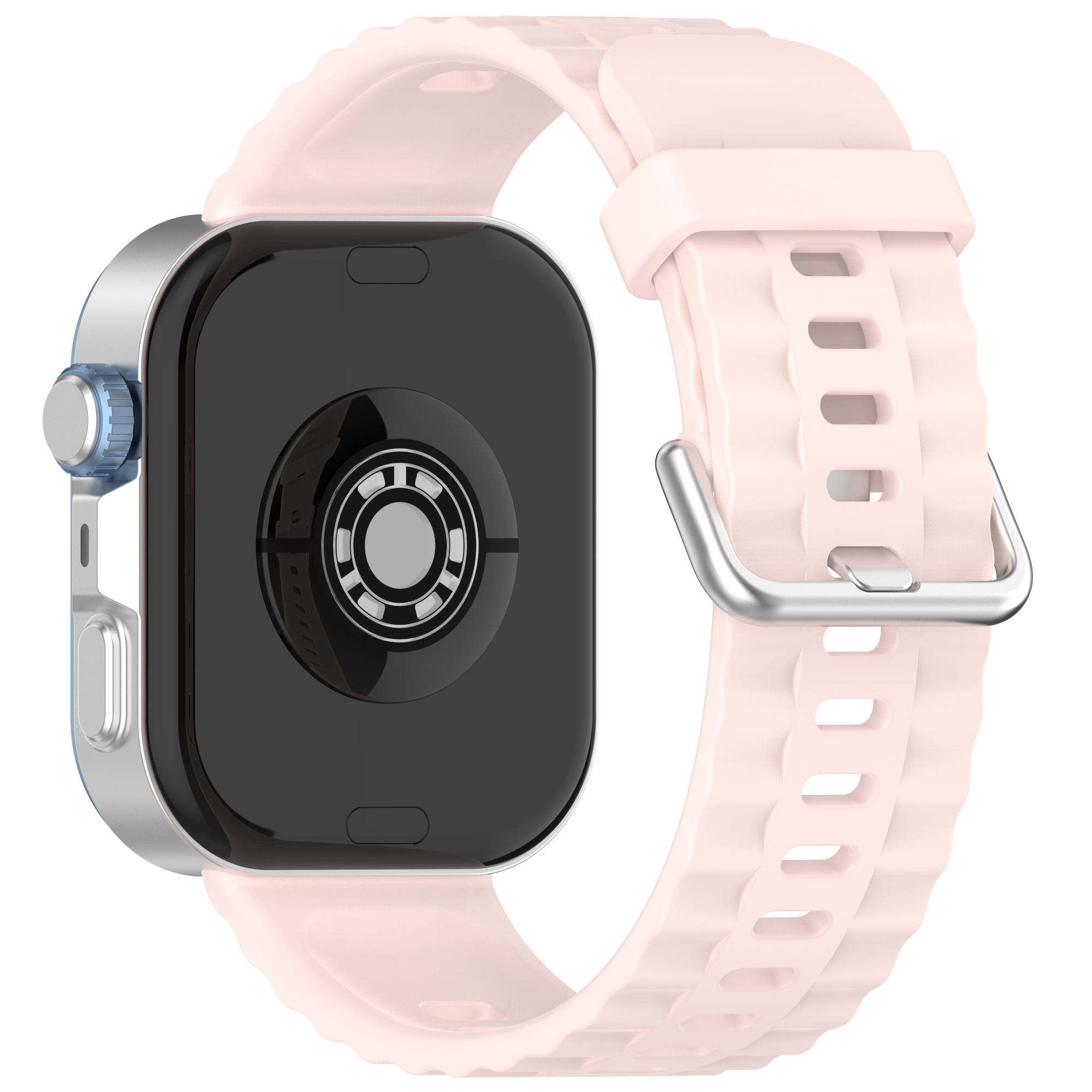 6#Light Pink+Silver Buckle