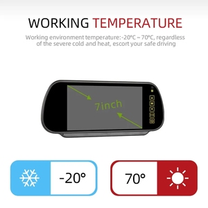 Van 7英寸遥控反向辅助秤数字液晶镜监视器，带双通道视频输入 - Product Image 4
