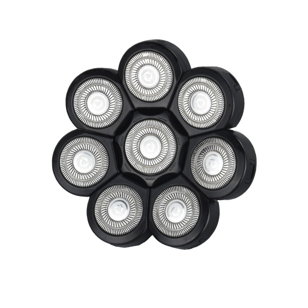 8 cabezas negras