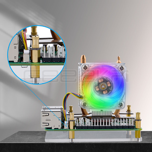 GeeekPi Raspberry Pi 5クーラーラズベリーPi 5 ICE-タワークーラーCPU RGB LEDライト冷却ファン - Product Image 2