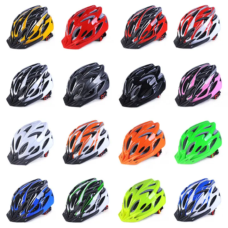 New One-Piece Bicycle Helmet Summer Road Mountain Bike Helmet for Unisex