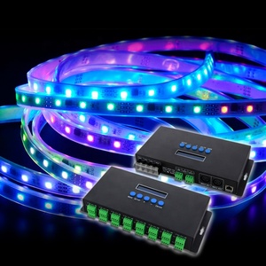 Controlador DMX artnet compatible con pantalla LCD de interfaz SPI de gran venta, controlador de luz de software de PC controlador de píxeles led