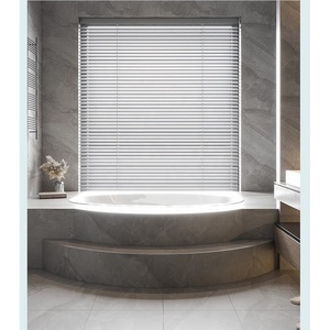 Puerta de baño con panel persiana de PVC al por mayor con persiana de alta sombra, Marco Integrado, persiana de ventanas para uso en el baño - Product Image 6