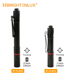 Brightenlux EDC xách tay LED bút Torch lumen cao Zoom mạnh mẽ Mini Đèn pin USB sạc với clip cho Nha sĩ sử dụng - Product Image 3