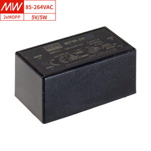 Mean Well <span class=keywords><strong>MPM</strong></span>-05-5 5W5Vシングル出力医療用タイプ電源、4kVAC絶縁および低漏れ電流