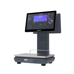 Longfly All-One POS thông minh ai quy mô Màn hình kép cảm ứng Sreen tiền mặt đăng ký cho siêu thị PC POS đăng ký quy mô Windows phần cứng - Product Image 1