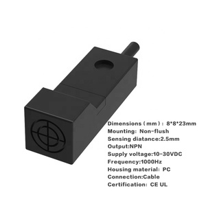 Rectangular interruptor inductivo de proximidad sensor (LE09SN25DNO DC3) - Product Image 2