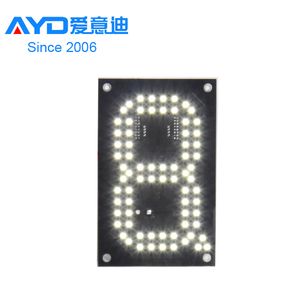 Заводская гарантия SMD 7-сегментный светодиодный дисплей, программный светодиодный знак цены на газ, однозначный светодиодный дисплей для ценового дисплея - Product Image 1