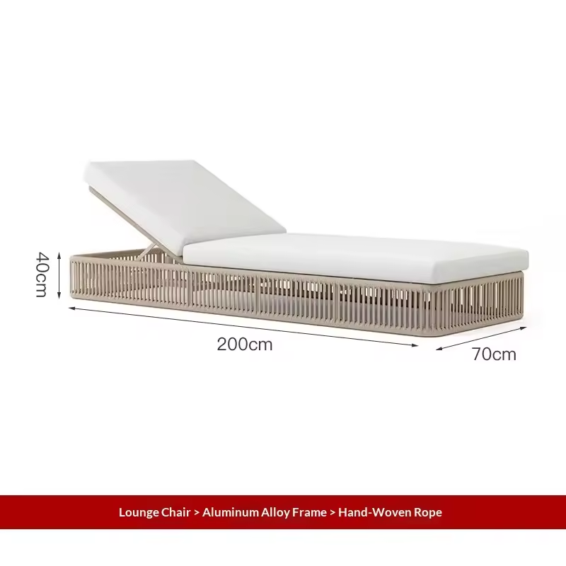 Sun lounger 70*200*H40cm