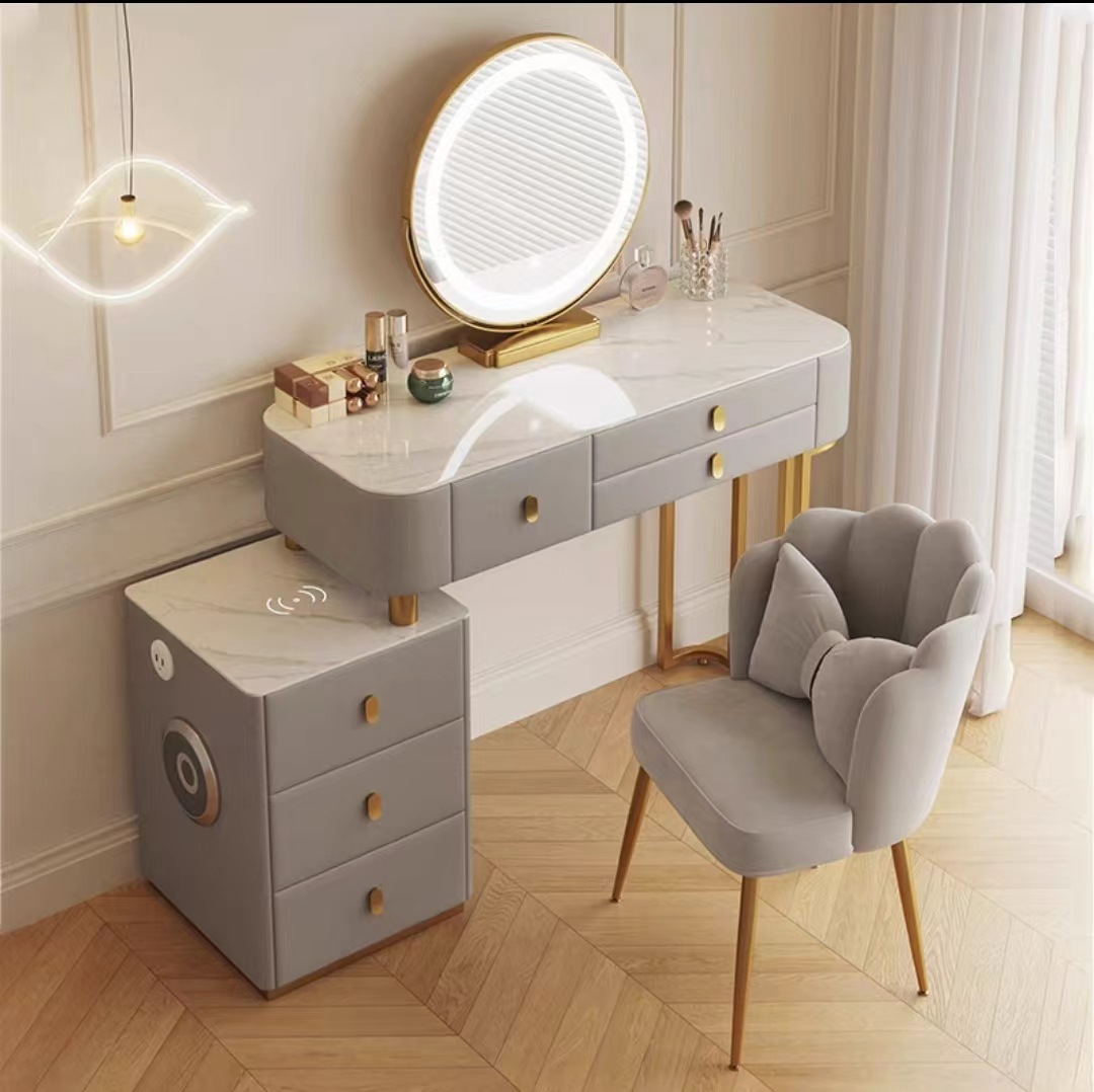 Chaise Pétale grise