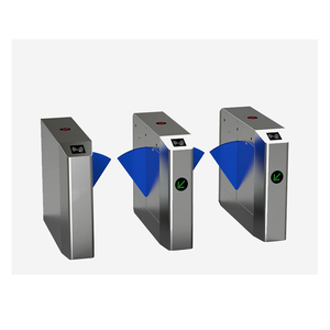 Automatisches Drehkreuz-Drehkreuz mit Klappen klappe für effiziente Zugangs kontrolle Für die Zugangs kontrolle der U-Bahnstation - Product Image 2
