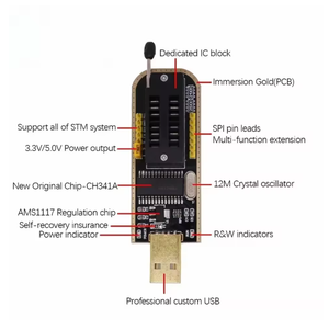 Tucson CH341 <strong>Programmer</strong> <strong>USB</strong> Motherboard Routing LCD BIOS <strong>FLASH</strong> 24/25 Burner Module