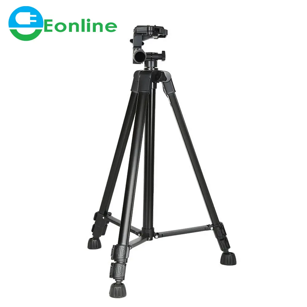 Eonline tripé de alumínio 3366, suporte pesado de qualidade com carga de 4kg, suporte profissional, câmera, tripé, monopod, com bolsa para digi