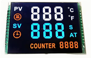 Werkseitiges monochromes LCD-Modul Benutzer definierte 7-Segment-LCD-Anzeige mit tn htn stn fstn va-Bildschirm - Product Image 2