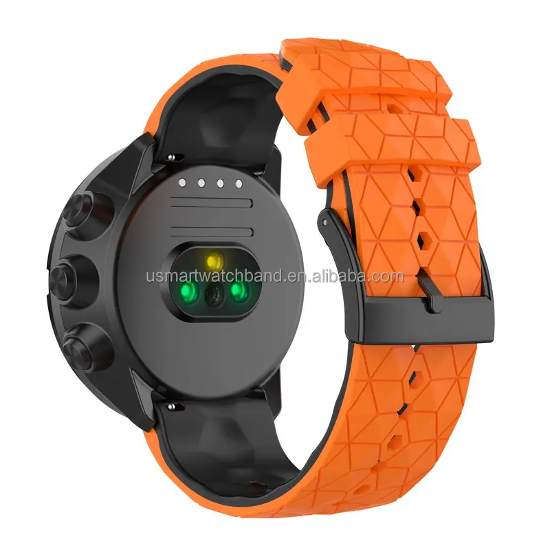 Premium kalite kayış silikon saat kayışı Suunto 9 Baro Suunto akıllı saat bileklik aksesuarları