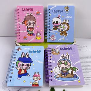 Cartoon Labubu Coil <strong>Notebook</strong> Cute Labubu A6 <strong>Sticky</strong> Note Book Coloring Page <strong>Notebook</strong> Portable <strong>Notepad</strong> Gift - Product Image 3