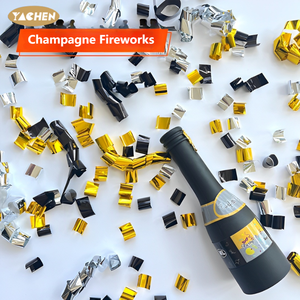 كانون على شكل شمبانيا من ياشين ، متعددة الألوان لحفلات الزفاف وأعياد الميلاد وحفلات الزفاف ولوازم الديكور - Product Image 1