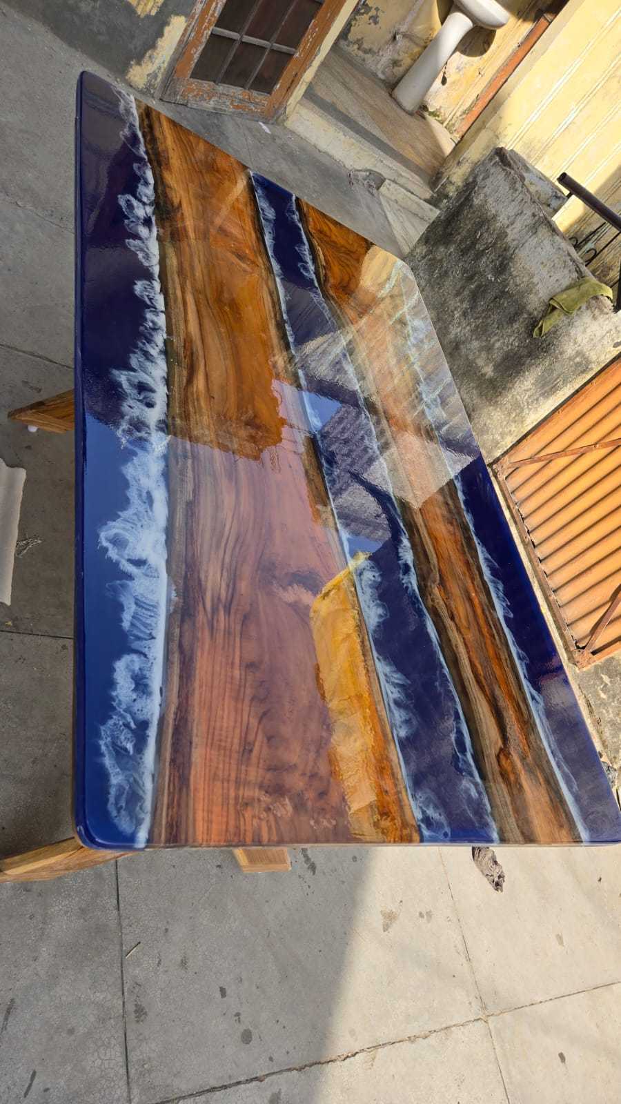 Blue & Brown