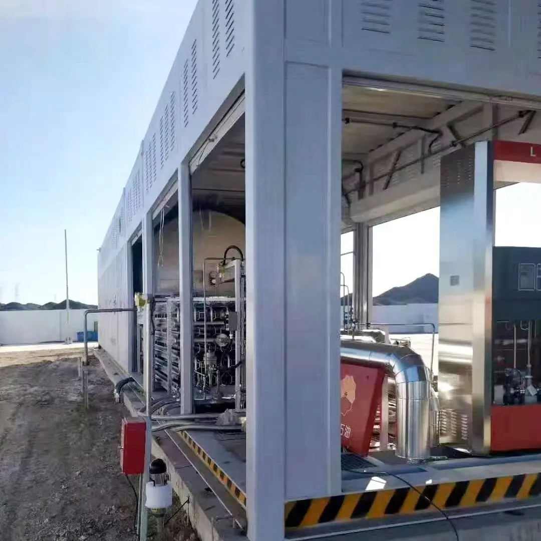 Estación de llenado de GNL en 40 contenedores para llenado de automóviles de GNL