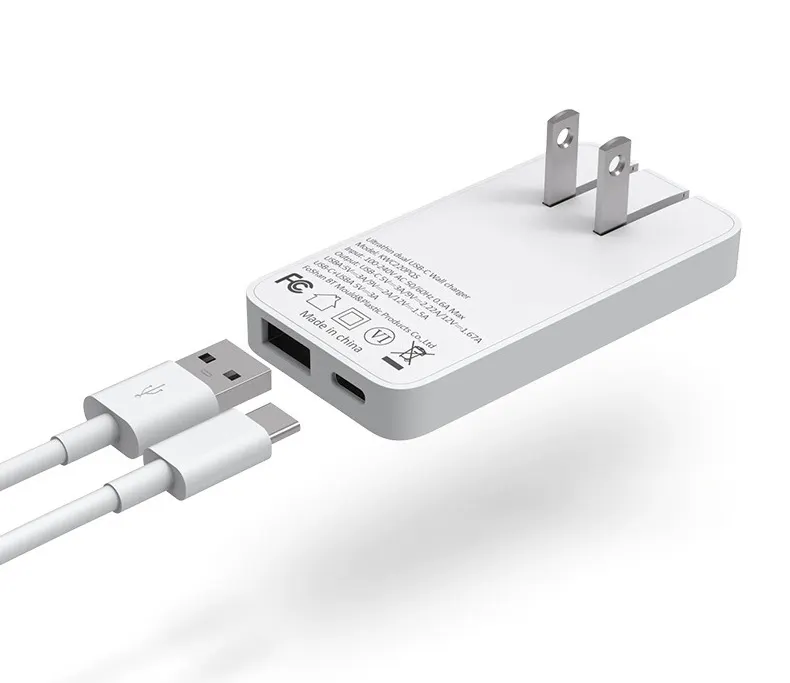 VIETNAM ve SHENZHEN fabrika fiyat yüksek kaliteli OEM ODM tipi C USB hızlı şarj düz duvar şarj GaN teknolojisi 30W 65W şarj
