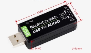 <strong>Raspberry</strong> <strong>PI</strong> 4B/Jetson Nano USB to audio decoding module USB microphone horn computer <strong>sound</strong> card