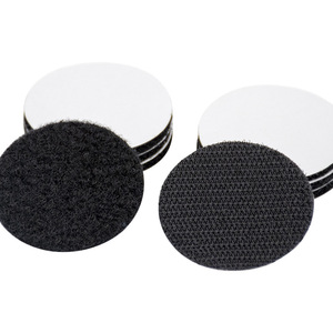 Round <strong>Double</strong> <strong>Side</strong> Back Adhesive <strong>Hook</strong> and <strong>Loop</strong> Dots Tape Reusable Velcro <strong>Strap</strong> for Sofa and Carpet Fixing - Product Image 6