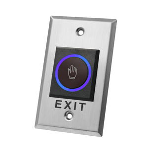 Metal NO Touch <strong>Exit</strong> <strong>Button</strong> Door <strong>Open</strong> <strong>Push</strong> <strong>Button</strong> Switches 12V/24V Embedded Mounting Access Control Wireless Remote <strong>Exit</strong> <strong>Button</strong> - Product Image 3