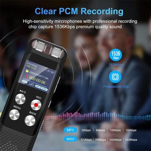 Dropshipping Voice Activated <strong>Recorders</strong> with Playback Audio Recording Device for Lectures Portable Tape <strong>Recorder</strong> with Password - Product Image 3