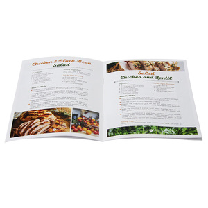 Tùy chỉnh đầy đủ màu sắc yên khâu Danh mục Tạp Chí softcover cuốn sách in ấn tập sách Glossy Brochure Danh mục nhà hàng menu Flyer - Product Image 1