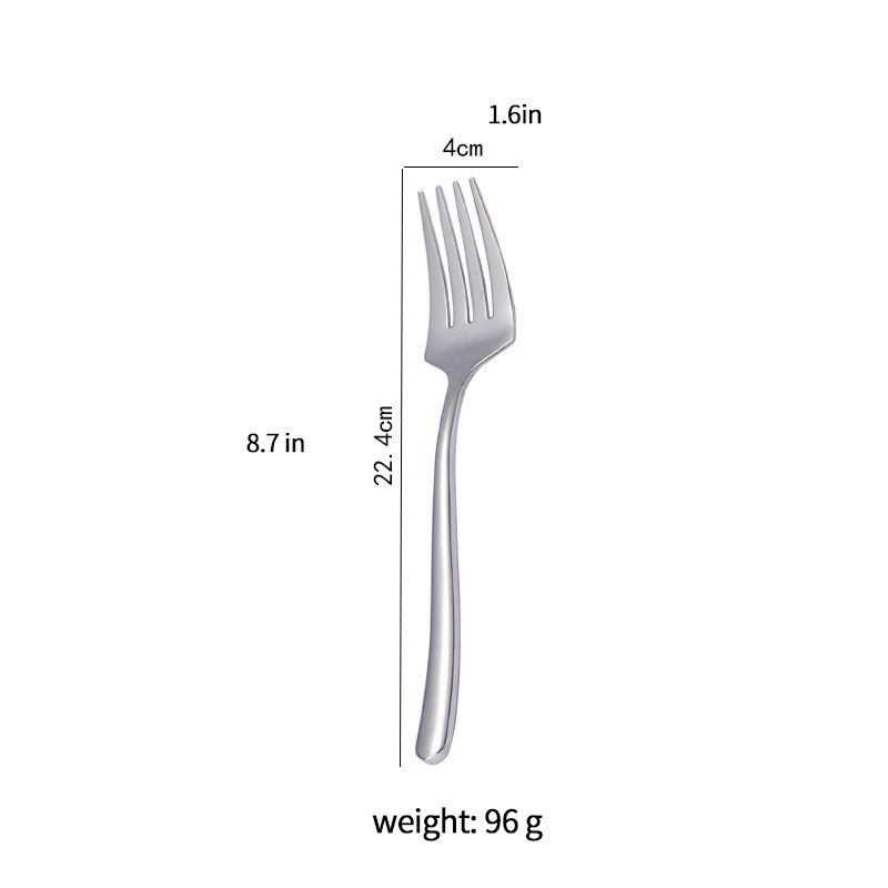 Fourchette de service en argent 22,6CM