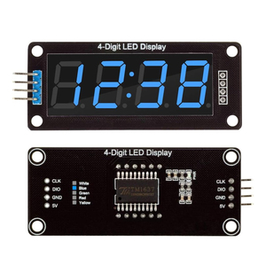 TM1637 0.56 "LED Display digitale tubo decimale 7 segmento 4 cifre orologio doppio Display a punti Driver seriale modulo - Product Image 5