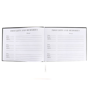 Customized Memorial Personalized Funeral Guest <strong>Memory</strong> Sign Funeral Register Book Signbook Set for Loving <strong>Memory</strong> - Product Image 5
