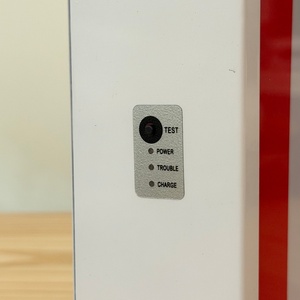 Witte LED metalen nooduitgangbord met 3W output, IP30-geclassificeerd, met neerwaartse pijl voor nooduitgangen - Product Image 6