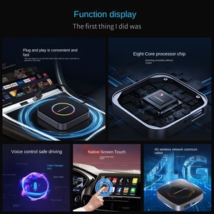 クロスボーダークアルコム8コア6125ワイヤレスCarPlayボックスAibox4 GすべてのNetcom Android 13gps車の相互接続ボックス - Product Image 2