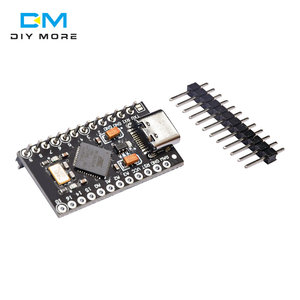 Type-C MINI USB Pro Micro For <strong>Arduino</strong> ATmega32U4 5V/16MHz <strong>Module</strong> With 2 Row Pin Header For Leonardo Usb Interface Board