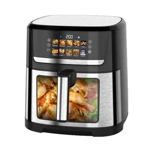 Friggitrice ad aria intelligente con finestra a vista da 9,5 l con controllo digitale elettrico a colori 10 da 1500W - Product Image 2