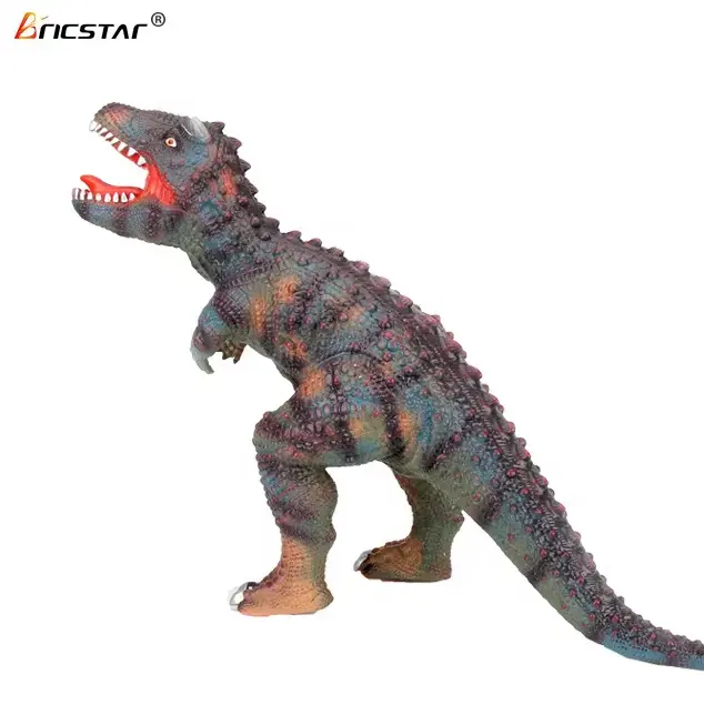 ألعاب الديناصورات الاستحلاب الأكثر مبيعاً من Bricstar ، نموذج ديناصور كهربائي بلاستيكي للصبي