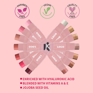 SENKA özel etiket yanak tonu pembe krem allık su geçirmez Vegan kontur bronzlaştırıcı fosforlu yüz makyajı allık sopa - Product Image 2