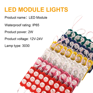 Süper enjeksiyon Modulo LED modül lamba yüksek kalite DC12V 3LEDs şeffaf cam Lens ile 160 derece yeni durum fiyat - Product Image 2