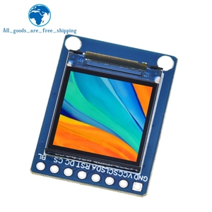 TZT 0,85 Zoll 0,85 "Farb-TFT-Anzeige modul HD IPS LCD-LED-Bildschirm 128 X128 SPI-Schnitts telle ST7735 Controller für Arduino